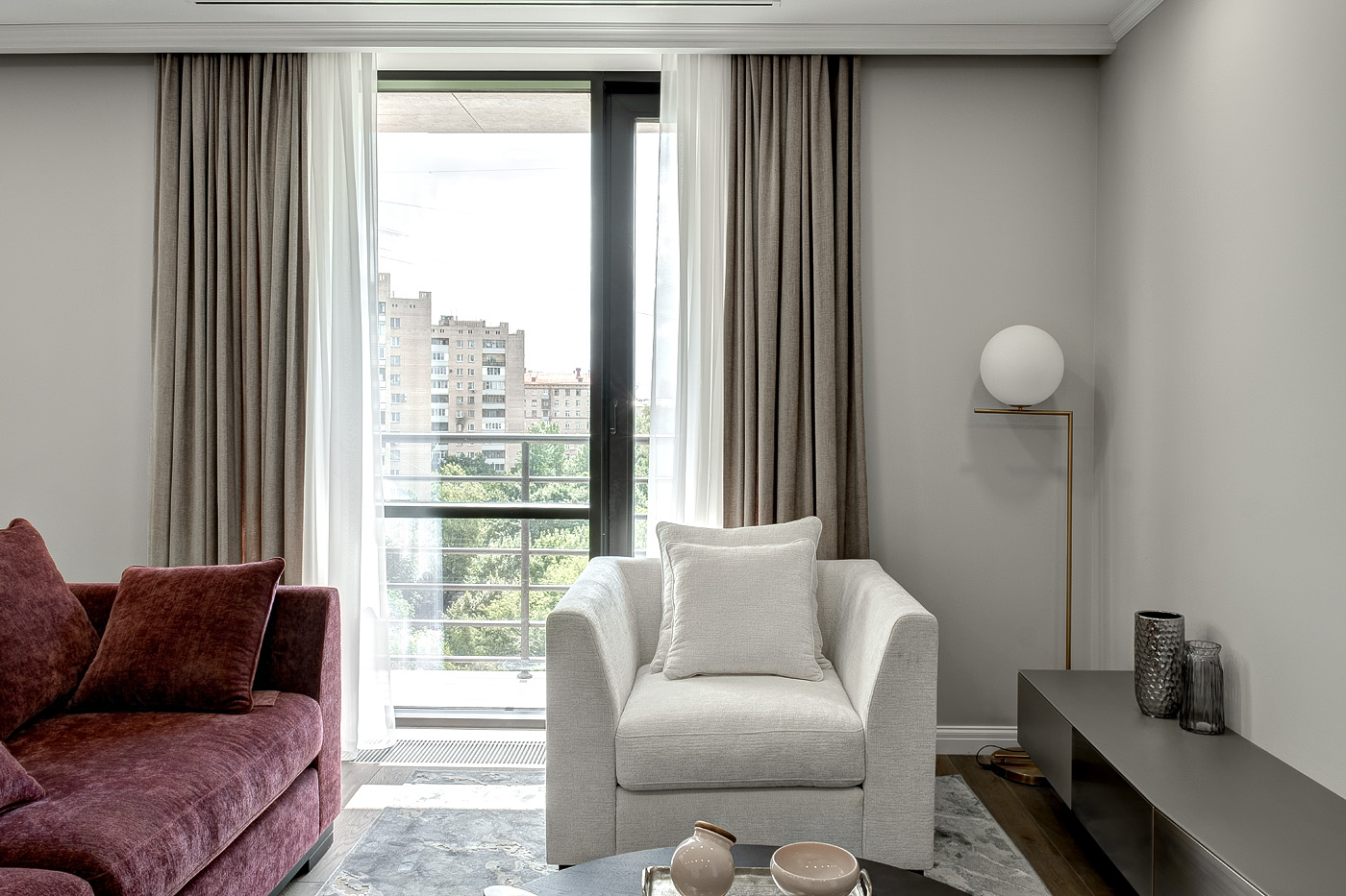 Апартаменты в ЖК Hill8 в стиле контемпорари 6