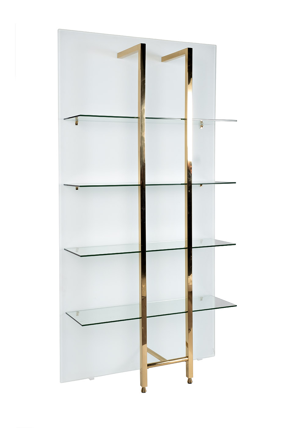 58DB-SH17071CS Стеллаж Марбелла Белый (Marbella White) бел/зол. 90*34*195см_s2 1