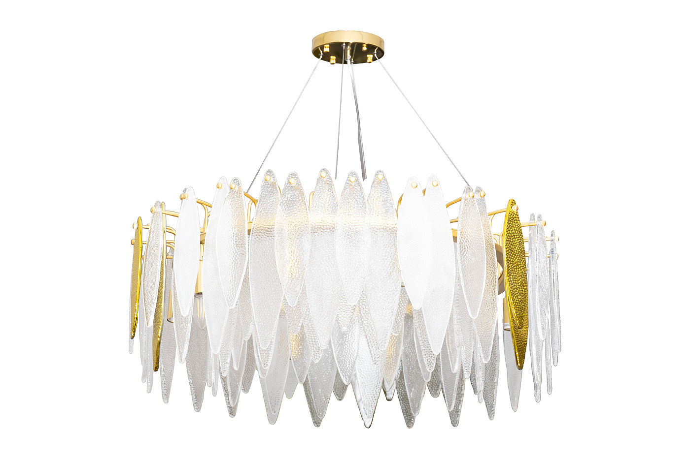 K2FTB010R-80A Люстра Венеция (Venetto) золото/стекло 80*h30см_s2 1