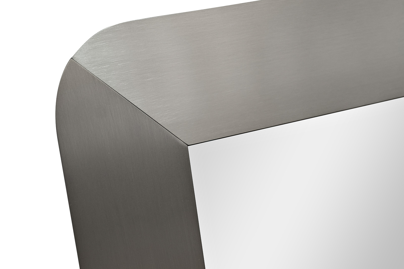 58DB-14803 Зеркало рама нерж.сталь/мат.никель 210*68*7,5см_s2 2