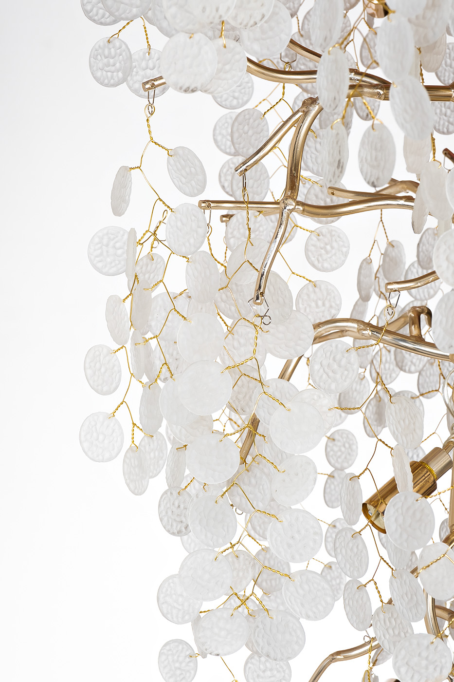 86-9016/1000 Люстра каскадная Неве (Neve) шампань d50*h100см_s2 2