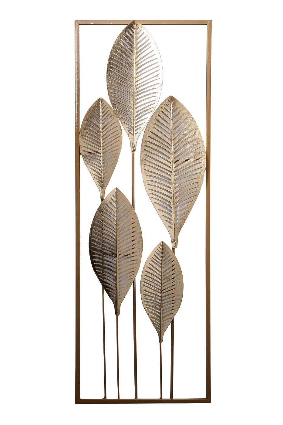 37SM-12710 Панно декоративное «Золотые листья» 89,5*31,1*3,2см_s2 1