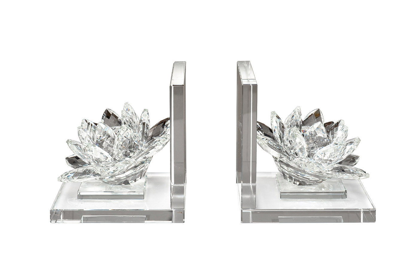 XBE1580 Держатели для книг «Лотосы» 2 шт. 11,5*11,3*12*3см._s2 1