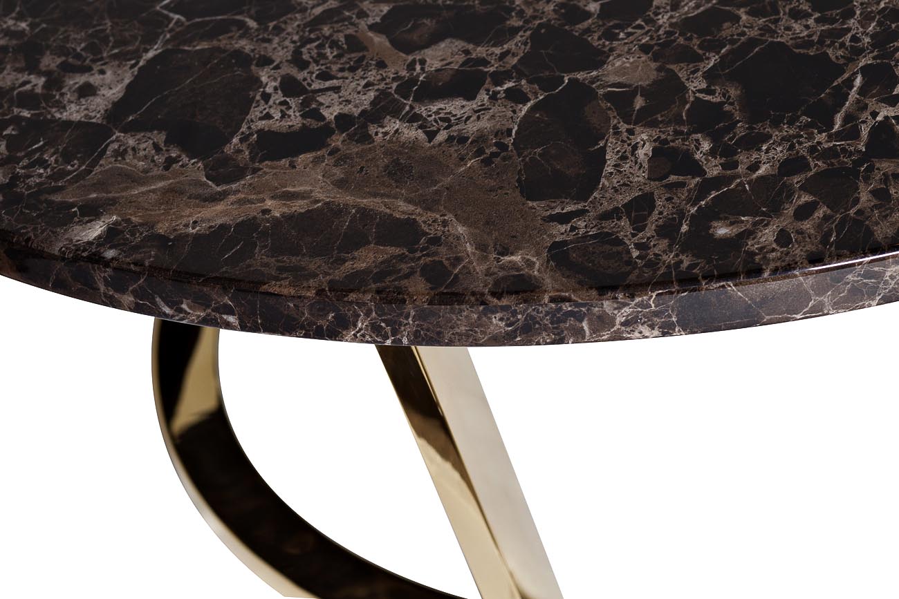 33FS-CT20C05-PG Стол журнальный Темный Император (Dark Emperador) d100*40,6см_s2 2