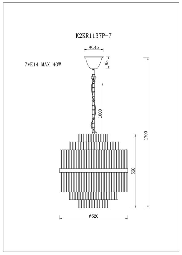K2KR1137P-7 Люстра D50*H56см_s2 3