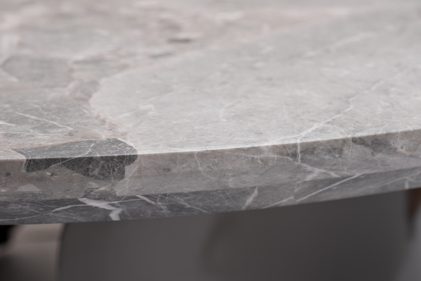 57EL-79701 Стол журнальный натур.серый мрамор d 95*35см_s2 3