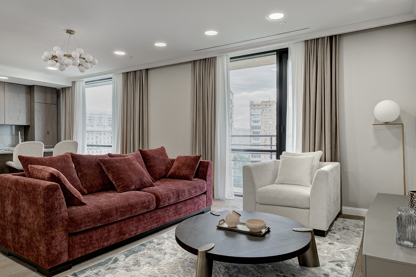 Апартаменты в ЖК Hill8 в стиле контемпорари 3