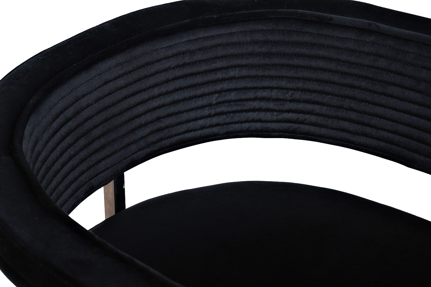 GY-8504STUL-CHERN Стул велюр черный/хром 60*55*73см_s2 4