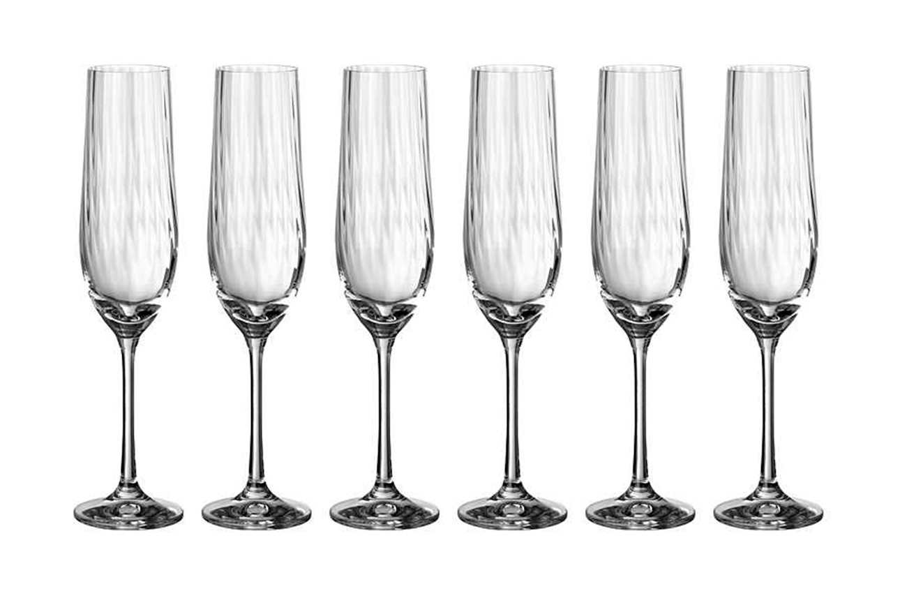 674-101 Набор бокалов для шампанского «Водопад (Waterfall)» 6 шт, 190 мл_s2 1