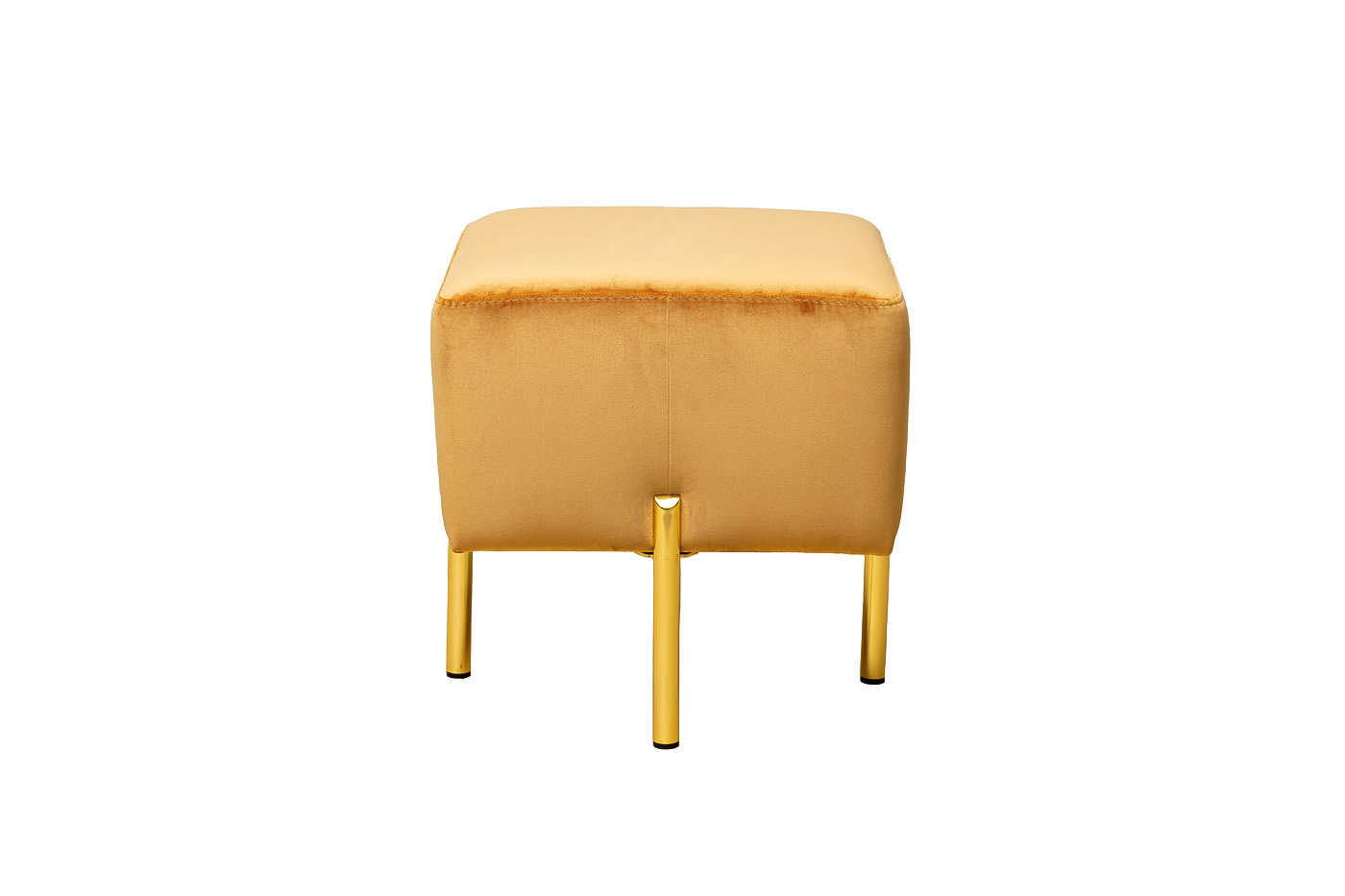 Пуф Марио(Mario) вельвет оранжевый Velv-ORANG 42*42*44см_s2 2