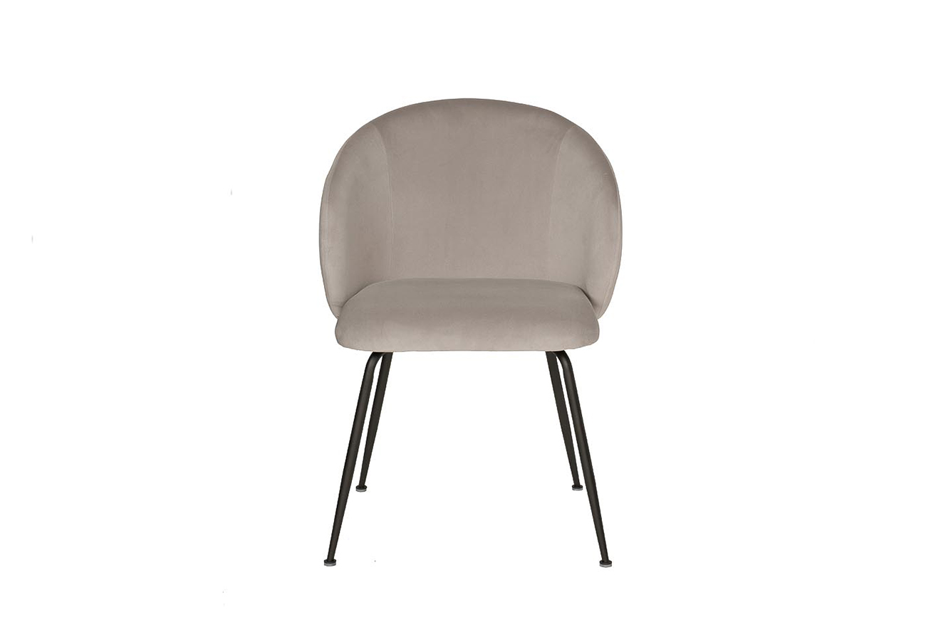 30C-1230 BGE Стул велюр серый 55*56*78см_s2 1