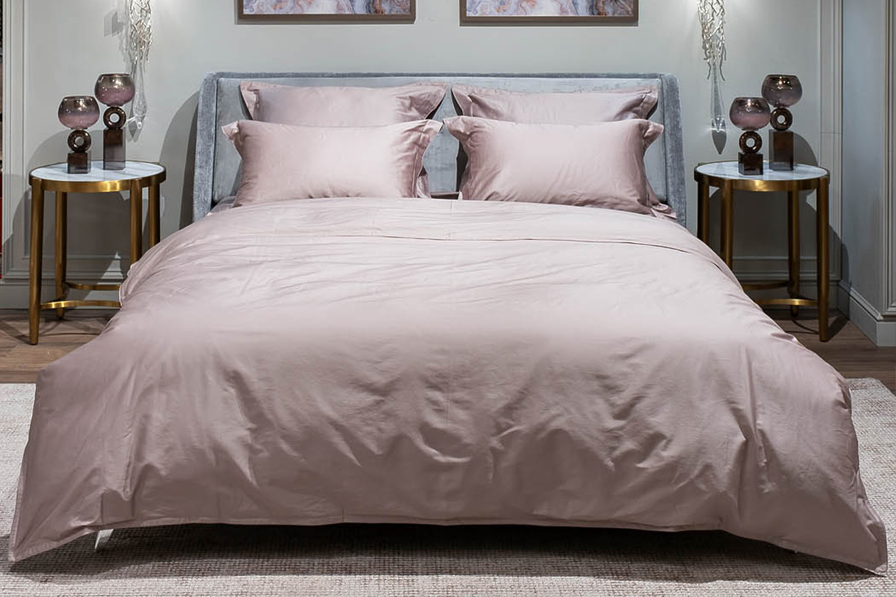 130HB- PC5070-NAV ROS Комплект наволочек сатин пудреная роза 50*70(2шт)_s2 4