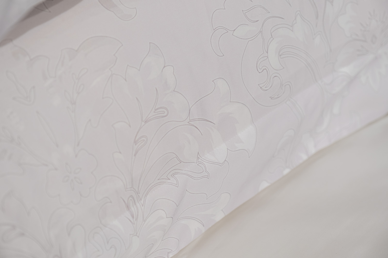 144HF-40509 Комплект наволочек Лоренцо, сатин 400TC,белый, 70*70см (2шт)_s2 5