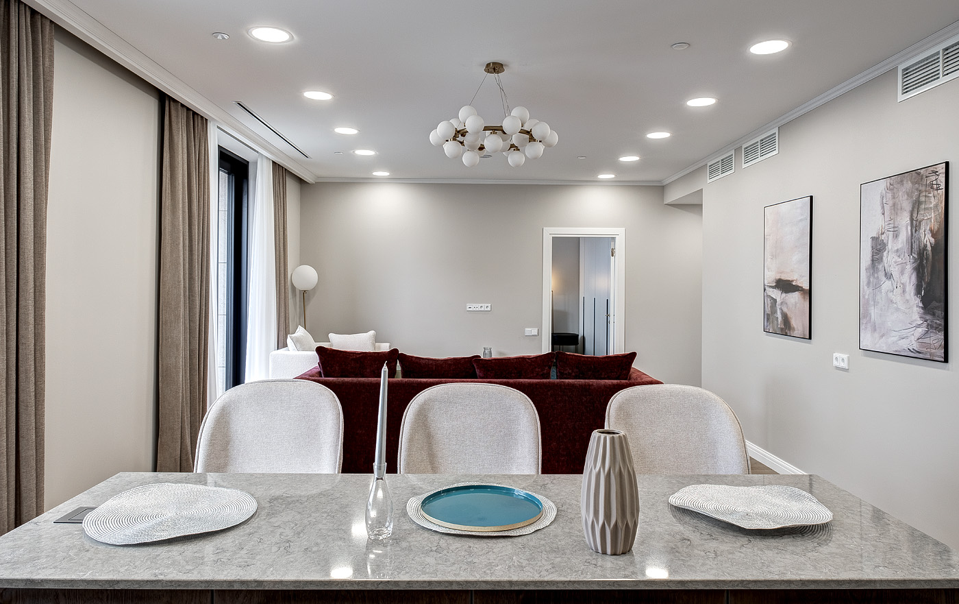 Апартаменты в ЖК Hill8 в стиле контемпорари 2