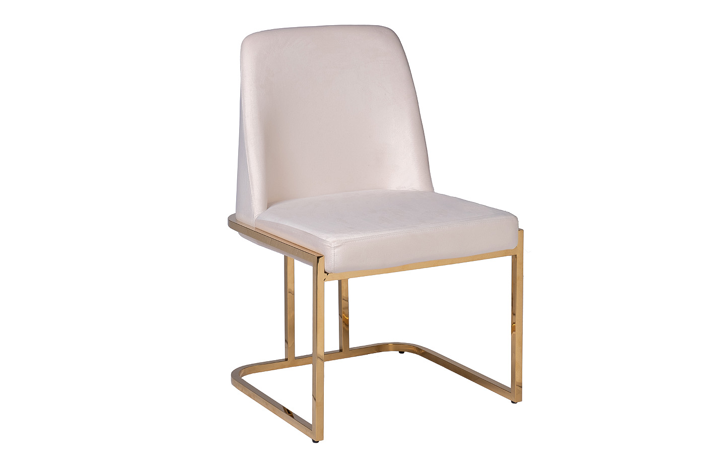 GY-DC8365GOLD-CR Стул велюр кремовый/золото 54*56*89см_s2 2