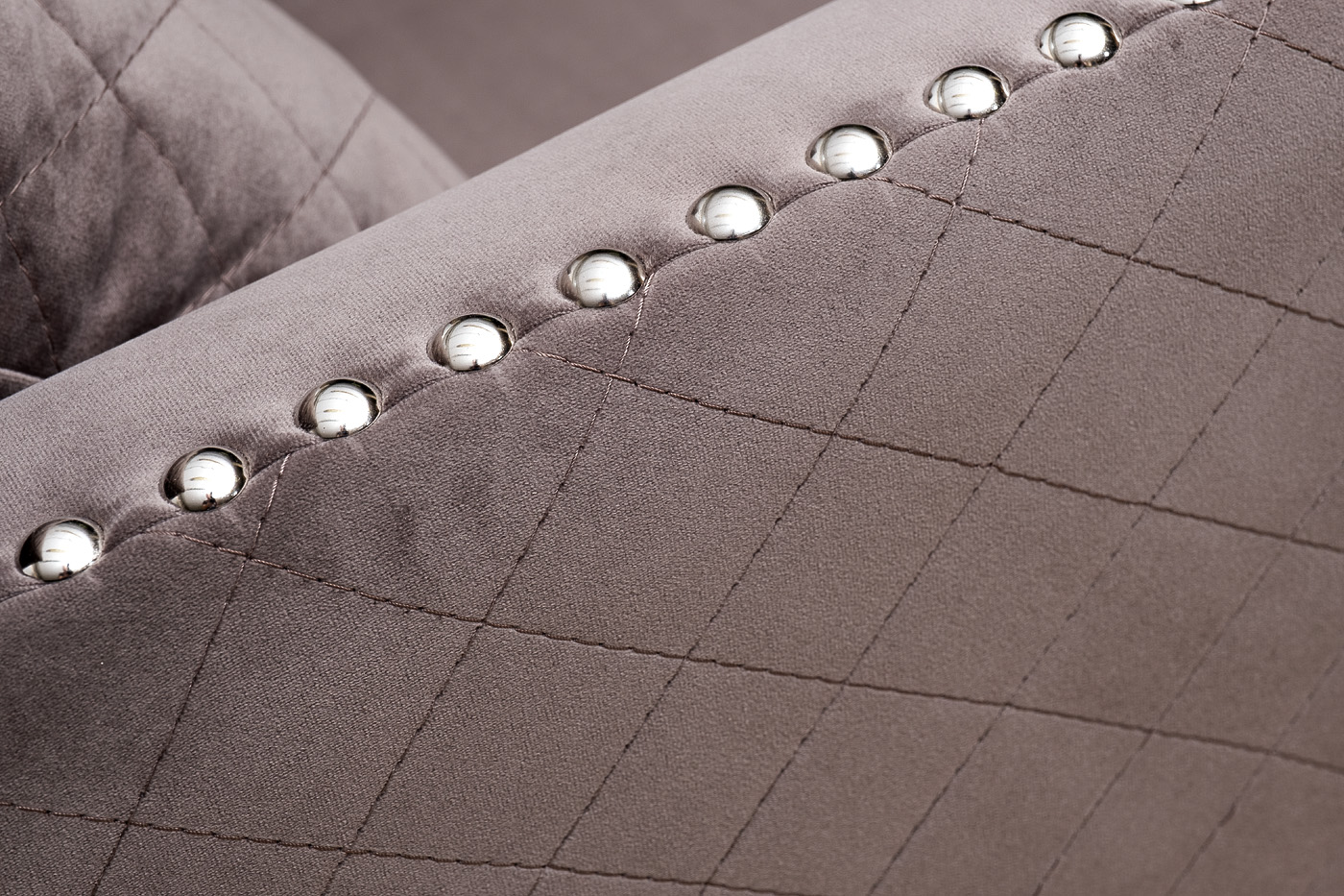 Диван Sorrento 230M трехм. раскл.,велюр сер.Colt017 230*101*86_s2 5