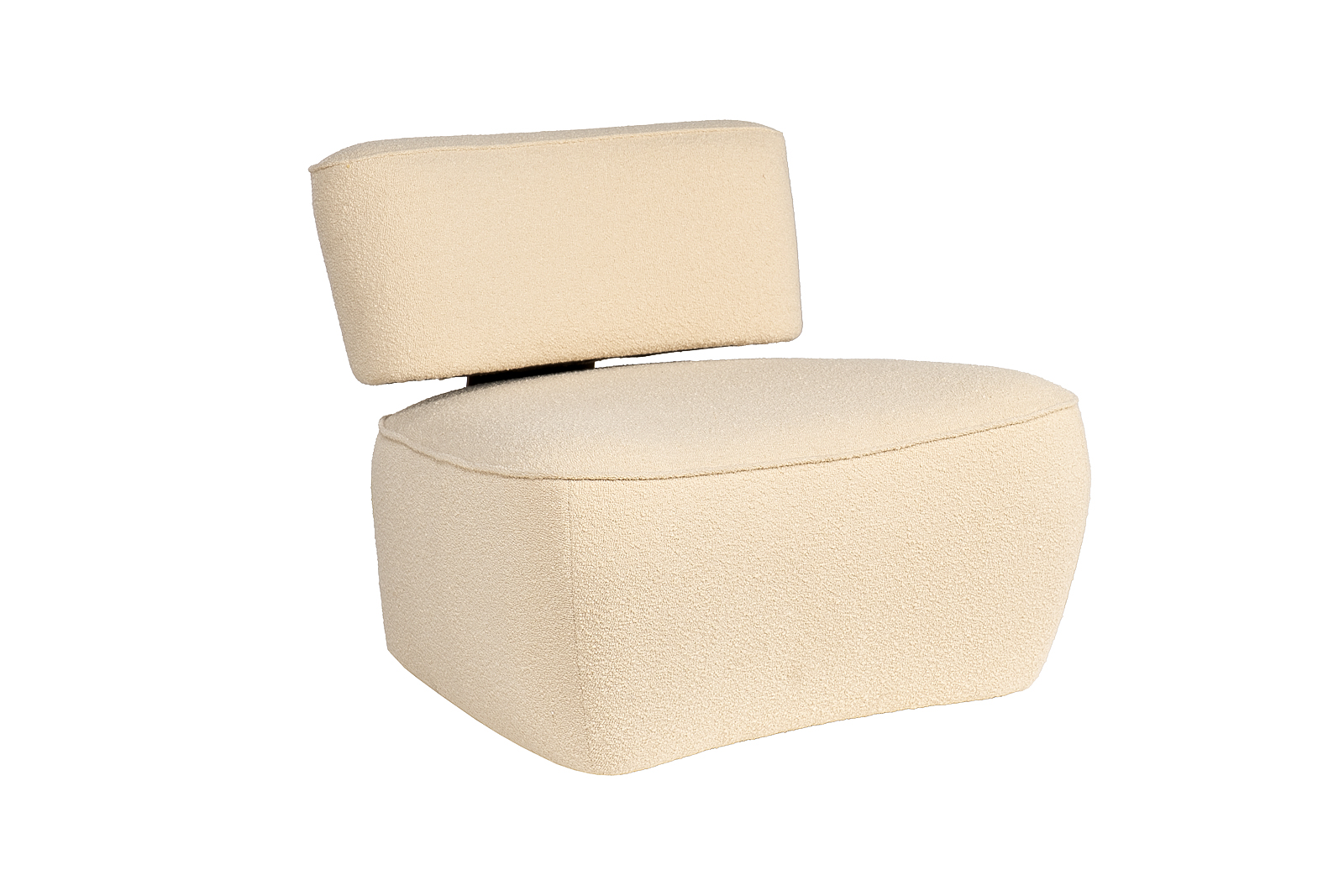 58DB-23052 Кресло ткань букле бежевое 85*79*69см_s2 2