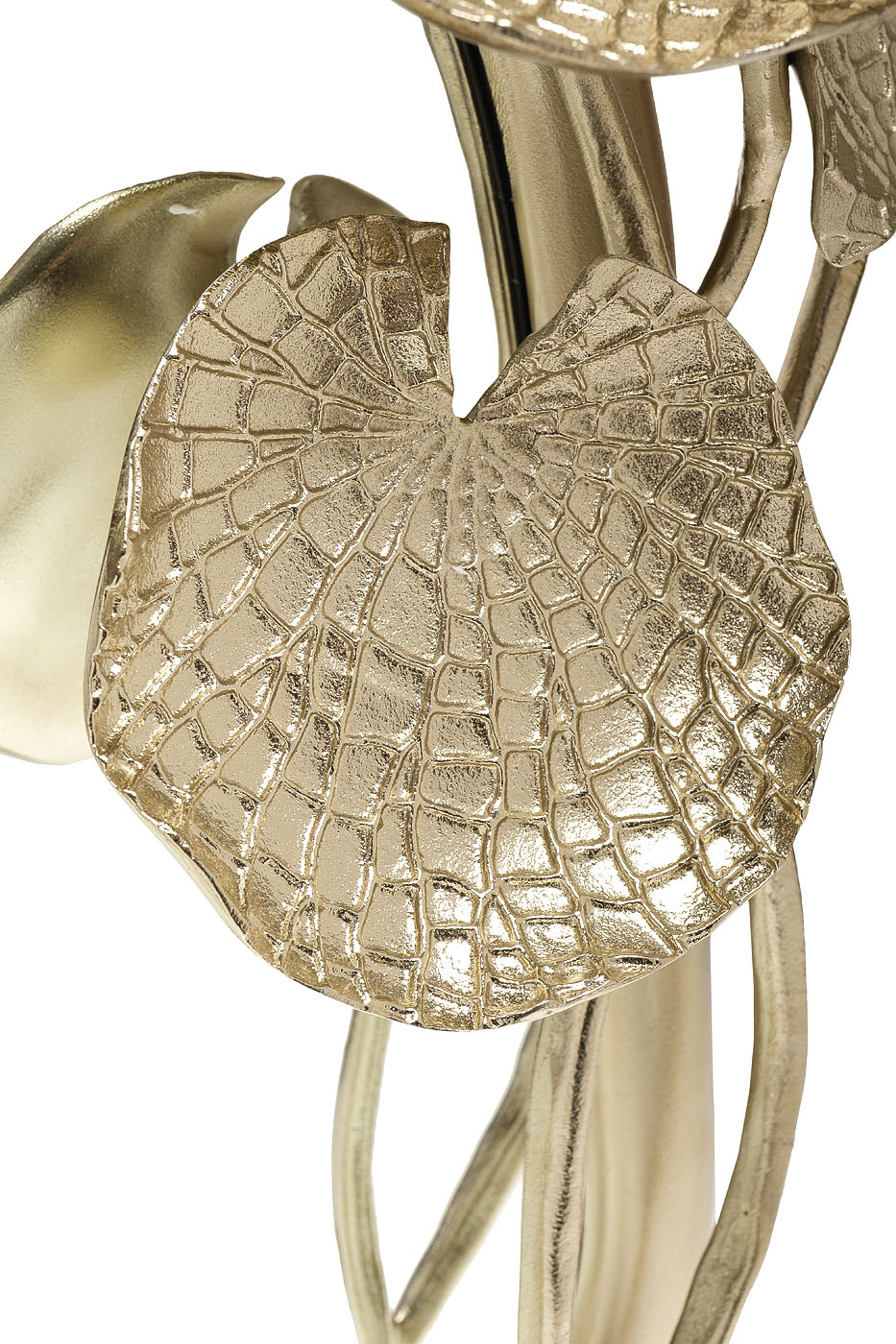 69-817051 Зеркало «Флора» рама металлич. цвет зол. 73,5*13*76см_s2 2