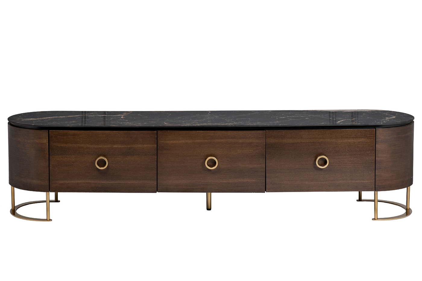 40AD-00099 Тумба под ТВ коричневая 200*45*47,5см_s2 1