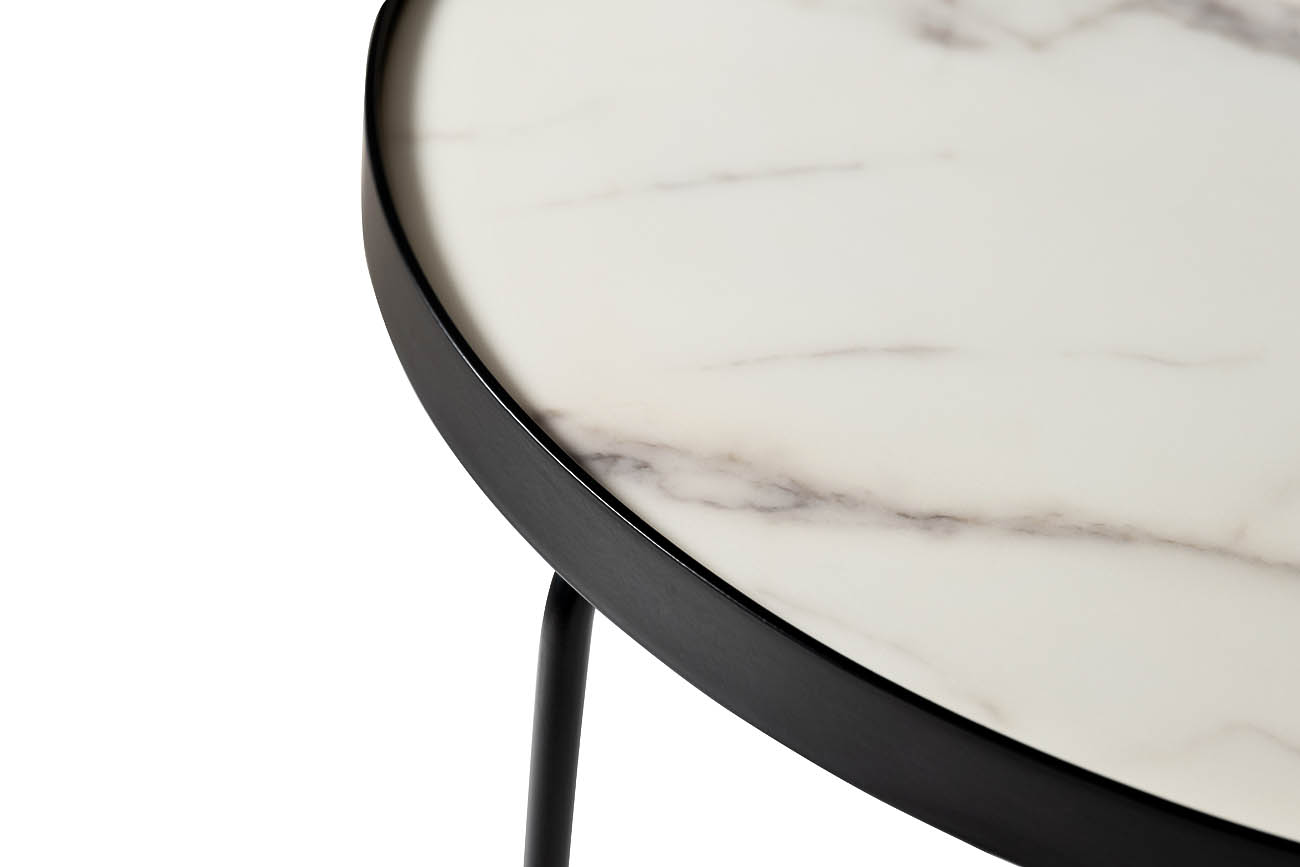 33FS-ET276-BL Стол журнальный Royal White d50*48см_s2 2