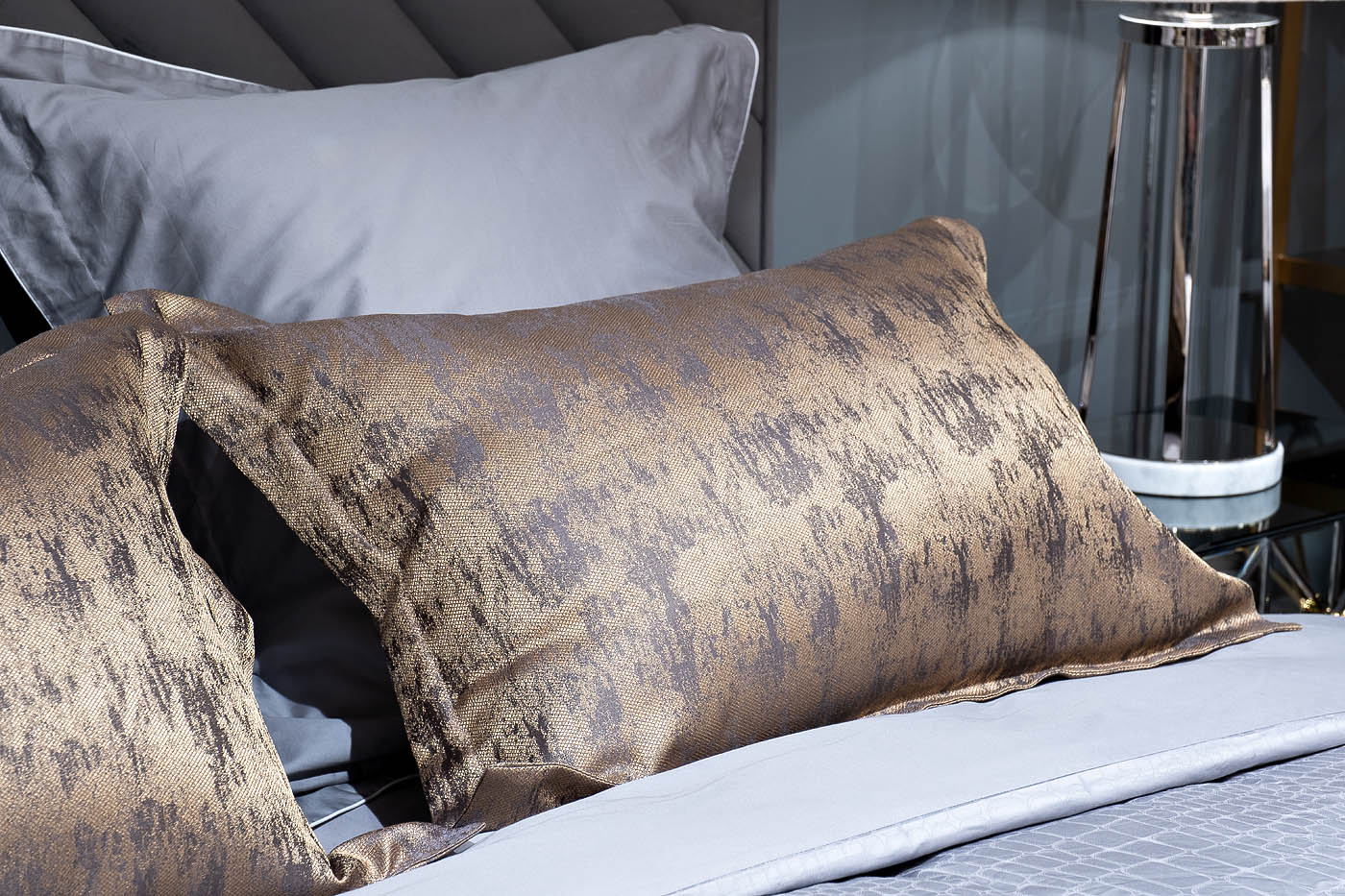 121GD-10001 Комплект наволочек Хьюстон (Houston) золотой 50*70 (2шт)_s2 6