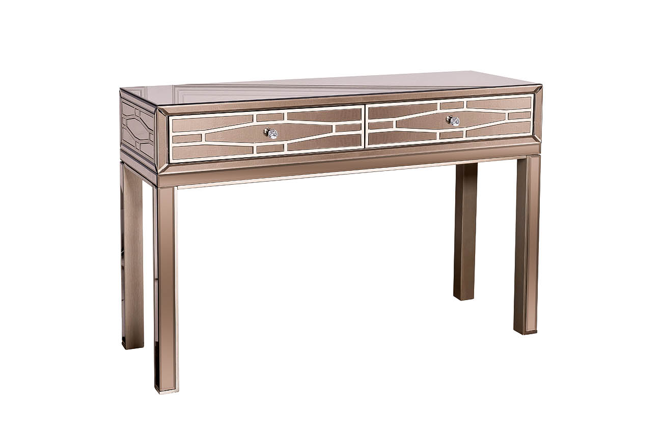 KFG038 Консоль зеркальная, 2 ящика  120*42*80см_s2 2