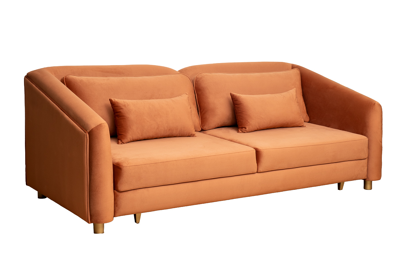 Диван Треви(Trevi) 230М(К) трехм раскл с кантом терракотовый Colt006 232*103*88см_s2 2