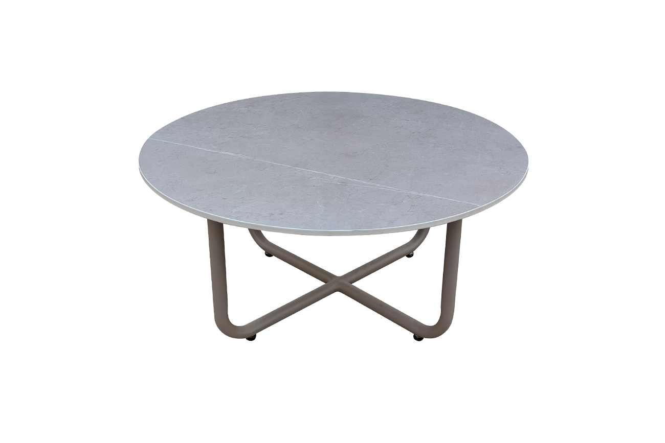 129KN-01430 Стол кофейный «БЭЙЛИ (BAYLEY)» уличный серый d70*32см_s2 1