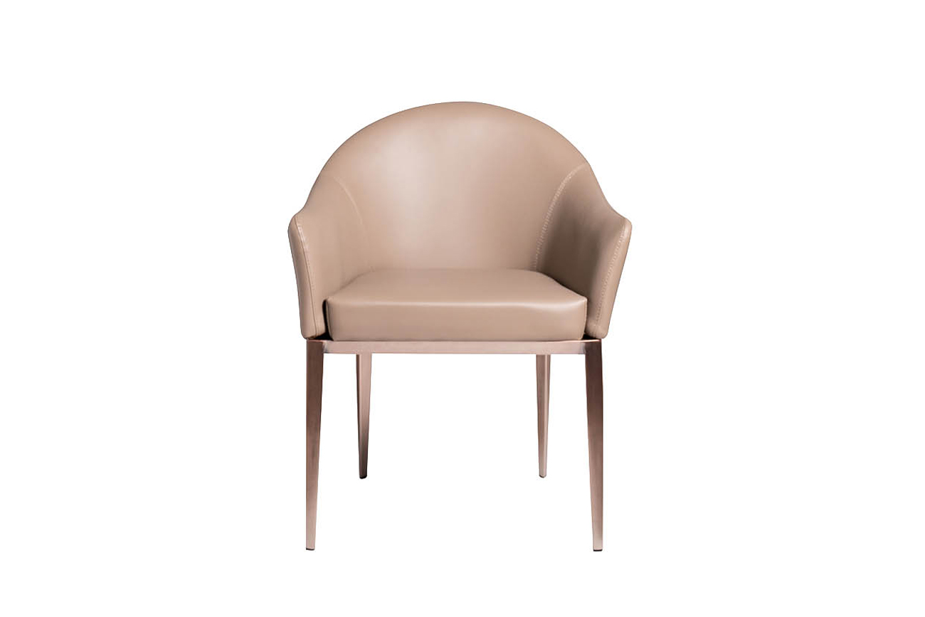 58DB-DC14676 Стул бежевая экокожа 62*61*76cm_s2 1