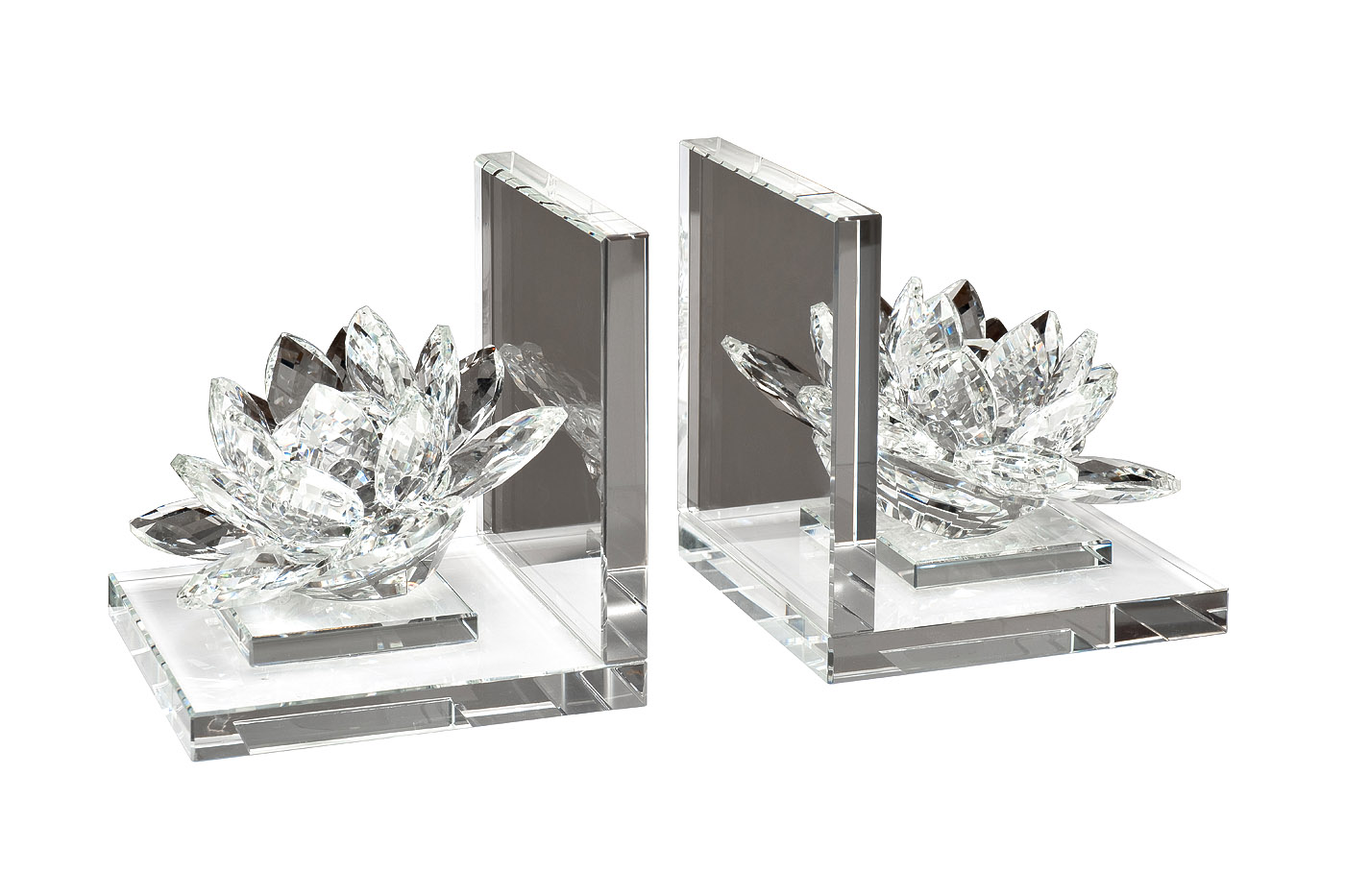 XBE1580 Держатели для книг «Лотосы» 2 шт. 11,5*11,3*12*3см._s2 2