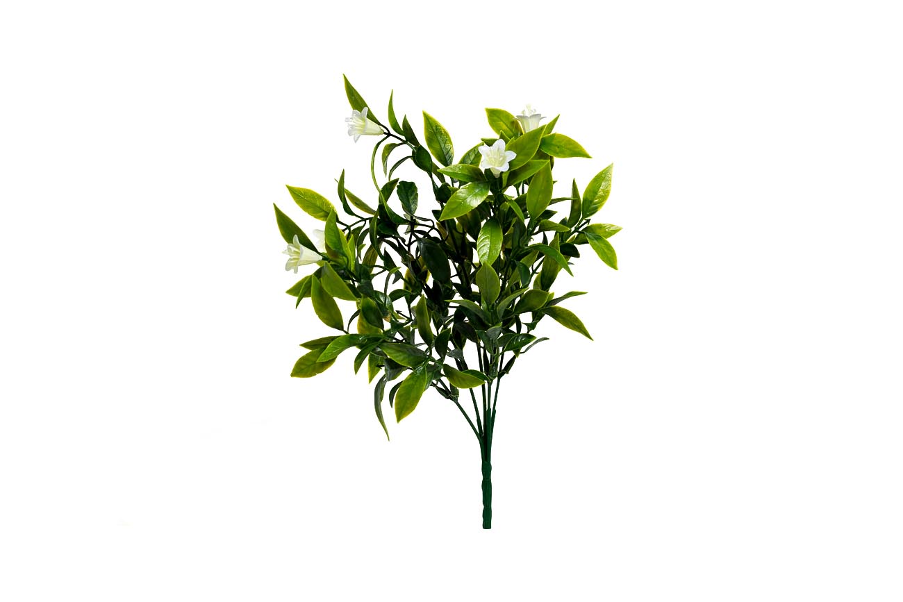 8J-18B003 Веточка с белыми колокольчиками 34 см (24)_s2 1