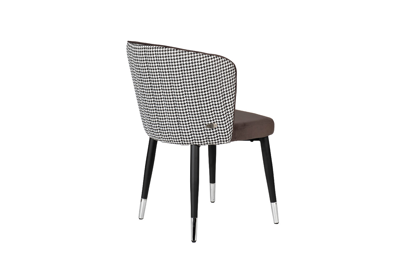 30C-1232F GR Стул велюр серый 54*57*80см с ч/б спинкой_s2 3