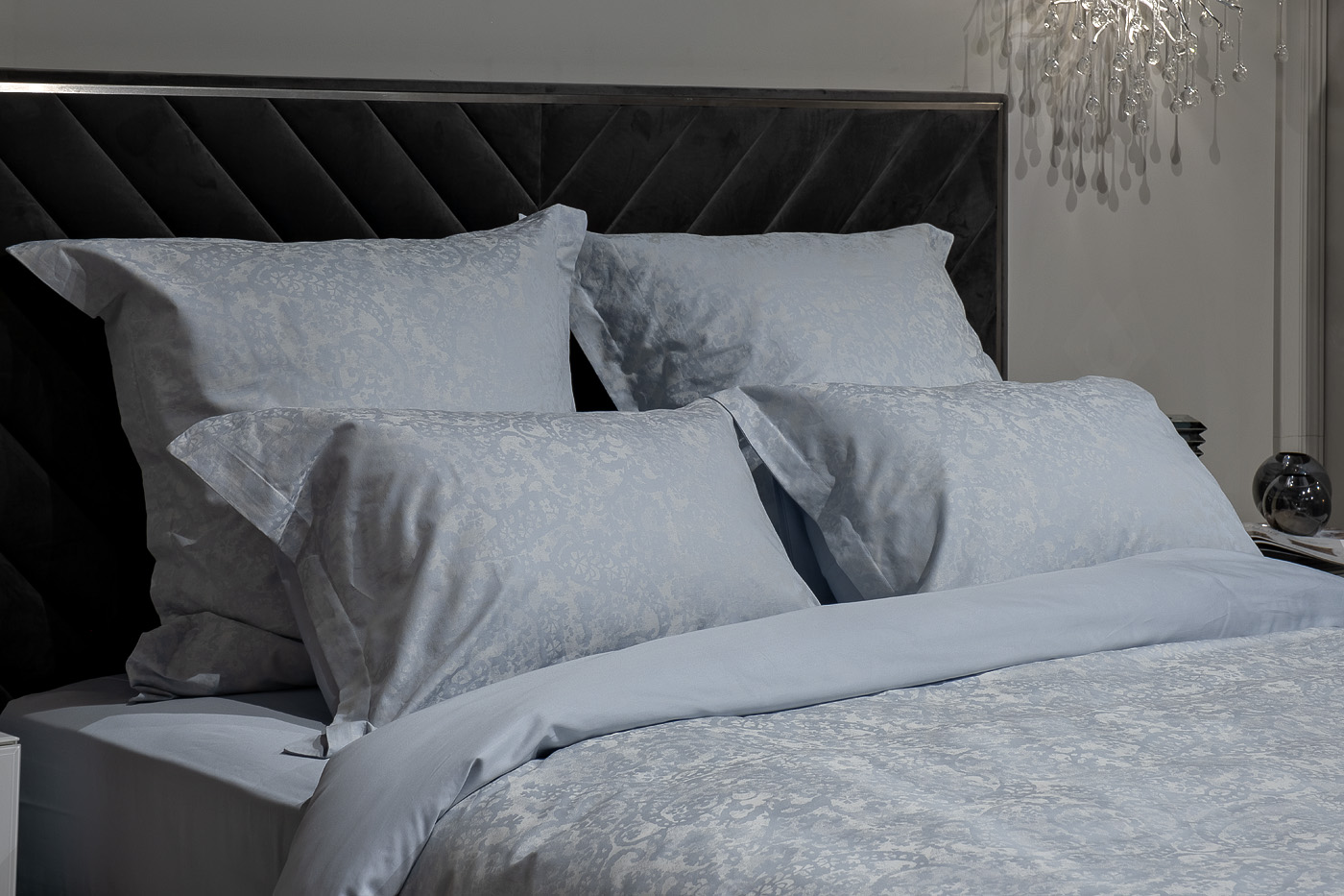 130HB-00311 Комплект наволочек Илария голубой 70*70см (2шт)_s2 2