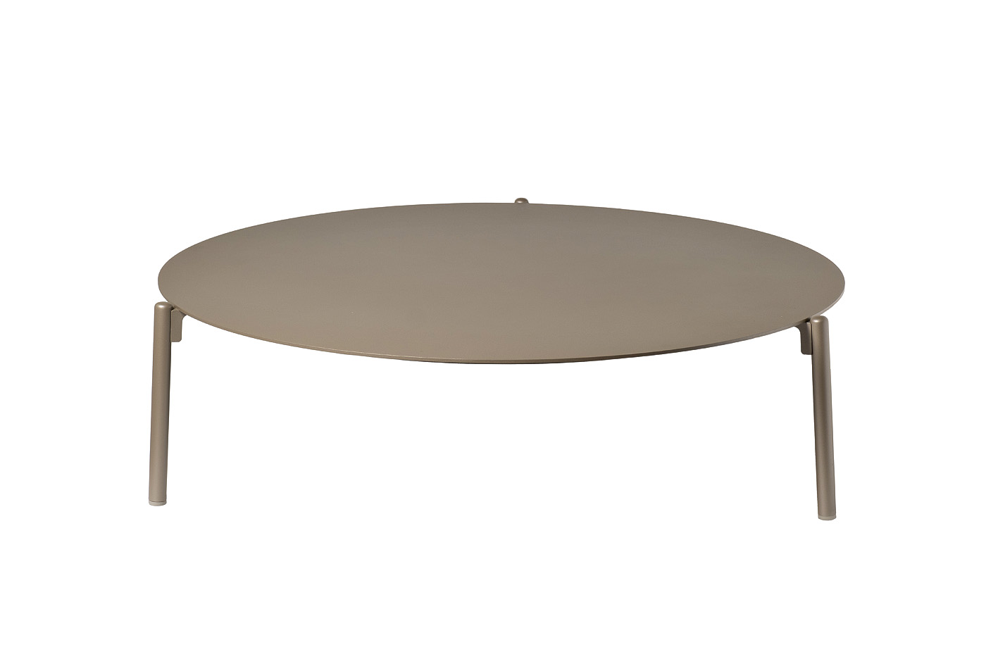 39AR-STOL-T240 CH Стол журнальный уличн.«Атмосфера (Ambiance)»(L) шампань d103*28,5см_s2 1