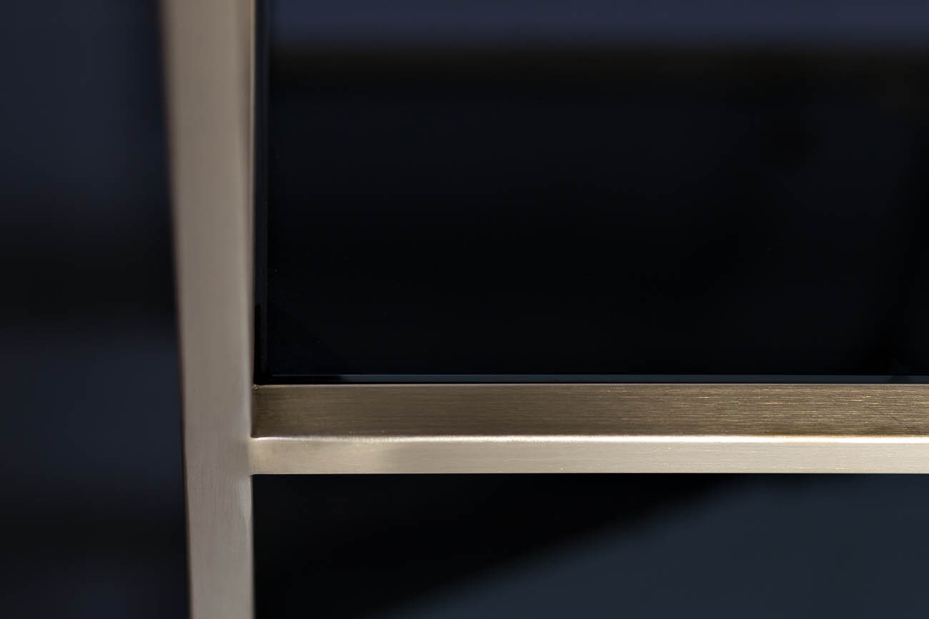46AS-SH1452-GOLD Стеллаж  золотистый/темн.ст. 80*35*180см_s2 4