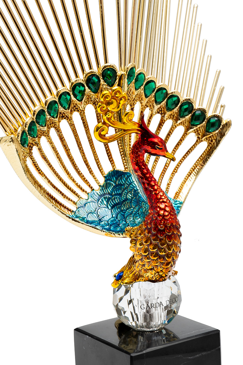 55RD6932 Статуэтка  «Жар-птица» с золотым хвостом