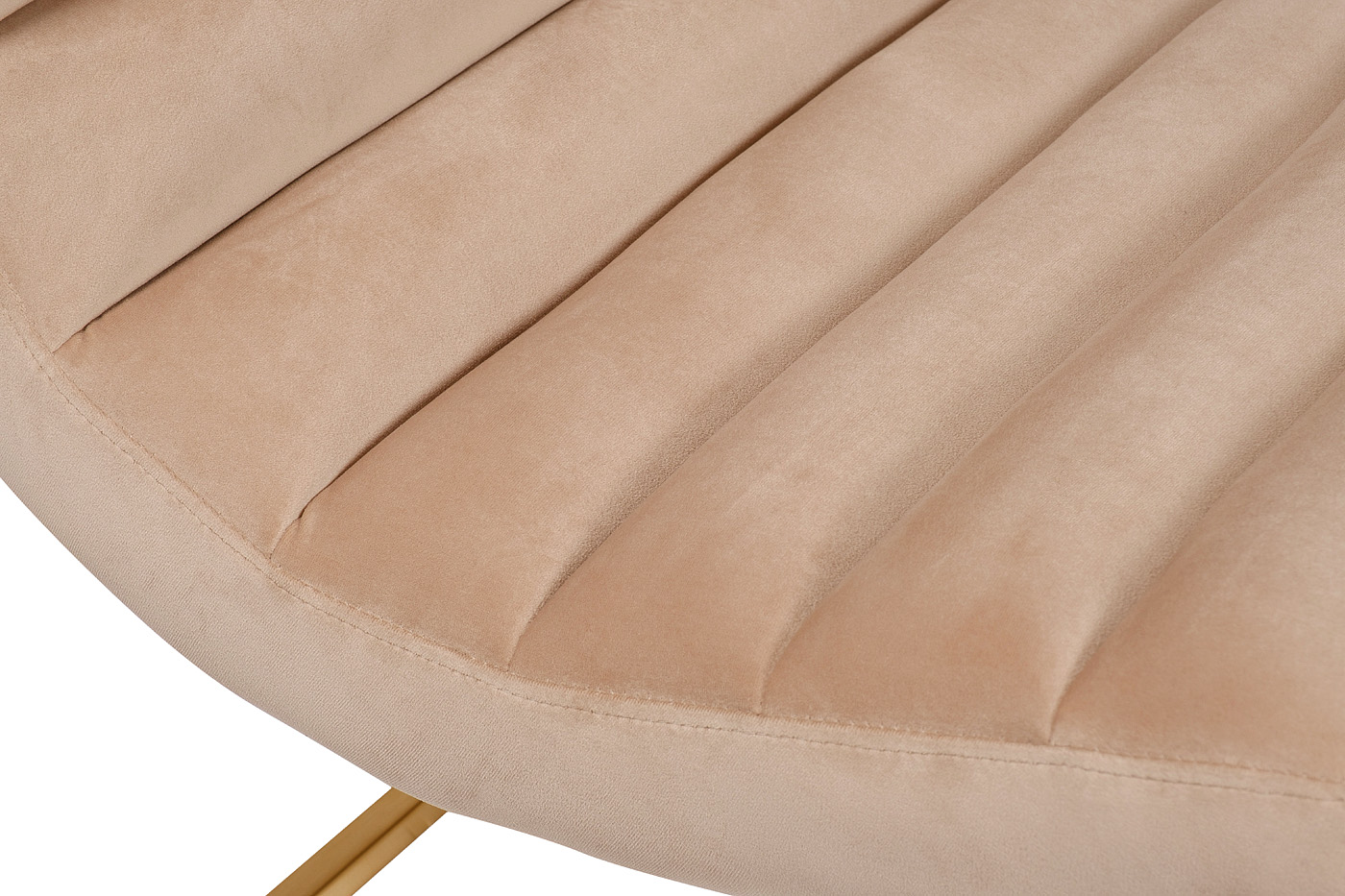 46AS-3039KRES-BEZH Кресло велюр бежевый/мат.золото 67,5*86*86см_s2 3