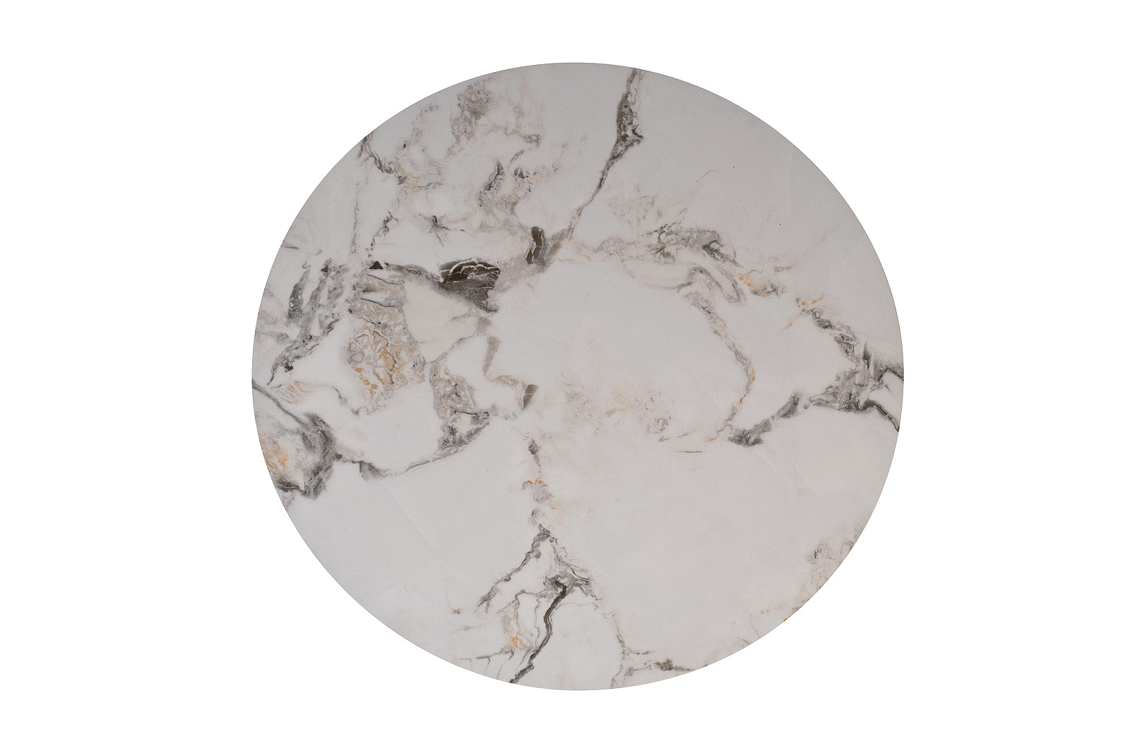 76AR-63043 Стол журнальный керамогранит белый d60*45см_s2 2