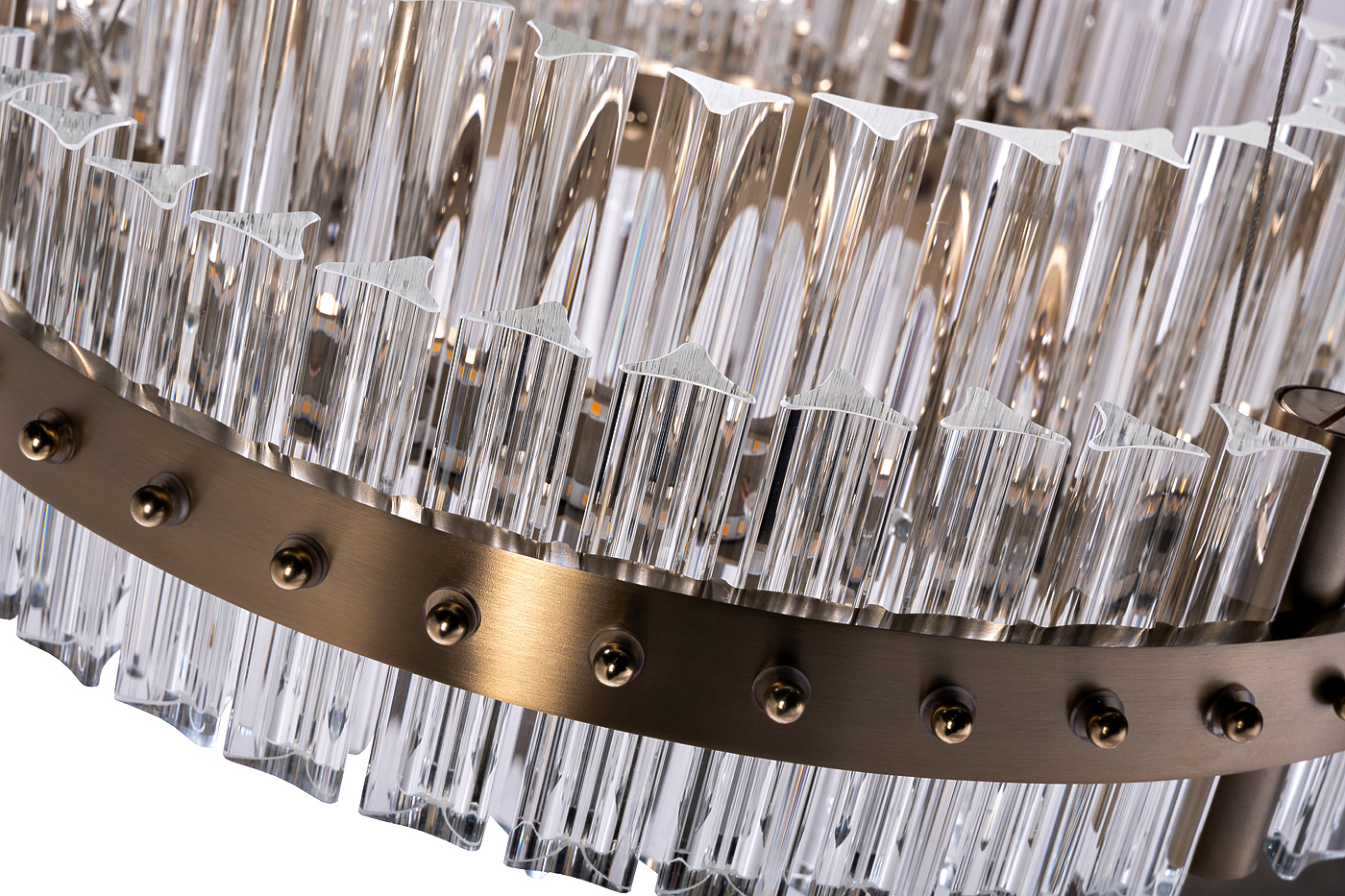 91GH-30864 Люстра подвесная «Galaxy» стекло прозрач. d47*h20см_s2 2