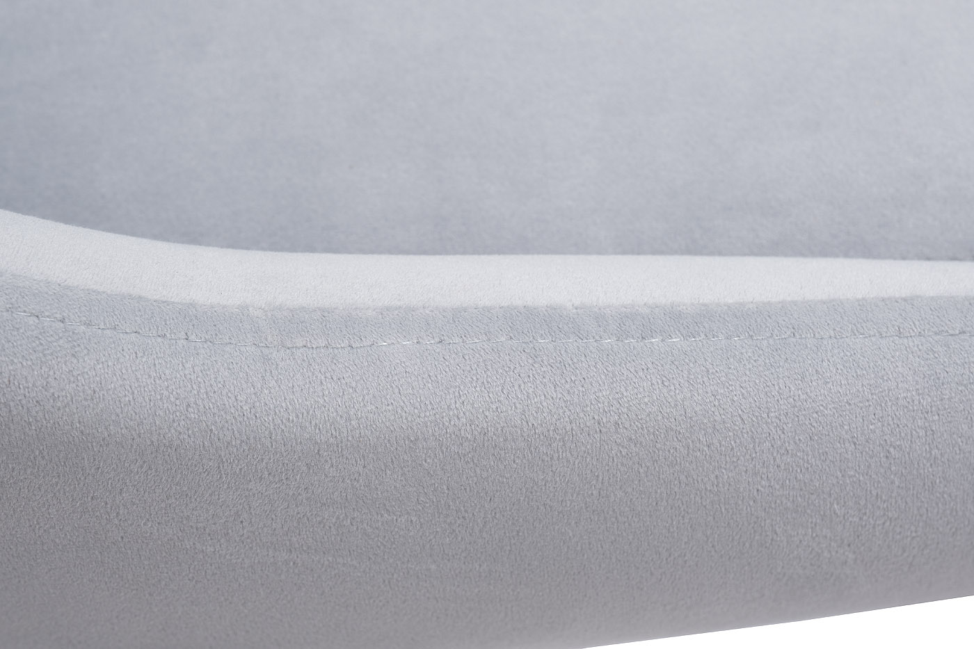 30C-1185 SER Стул велюр светло-серый 55*62*94см, ножки хром_s2 4