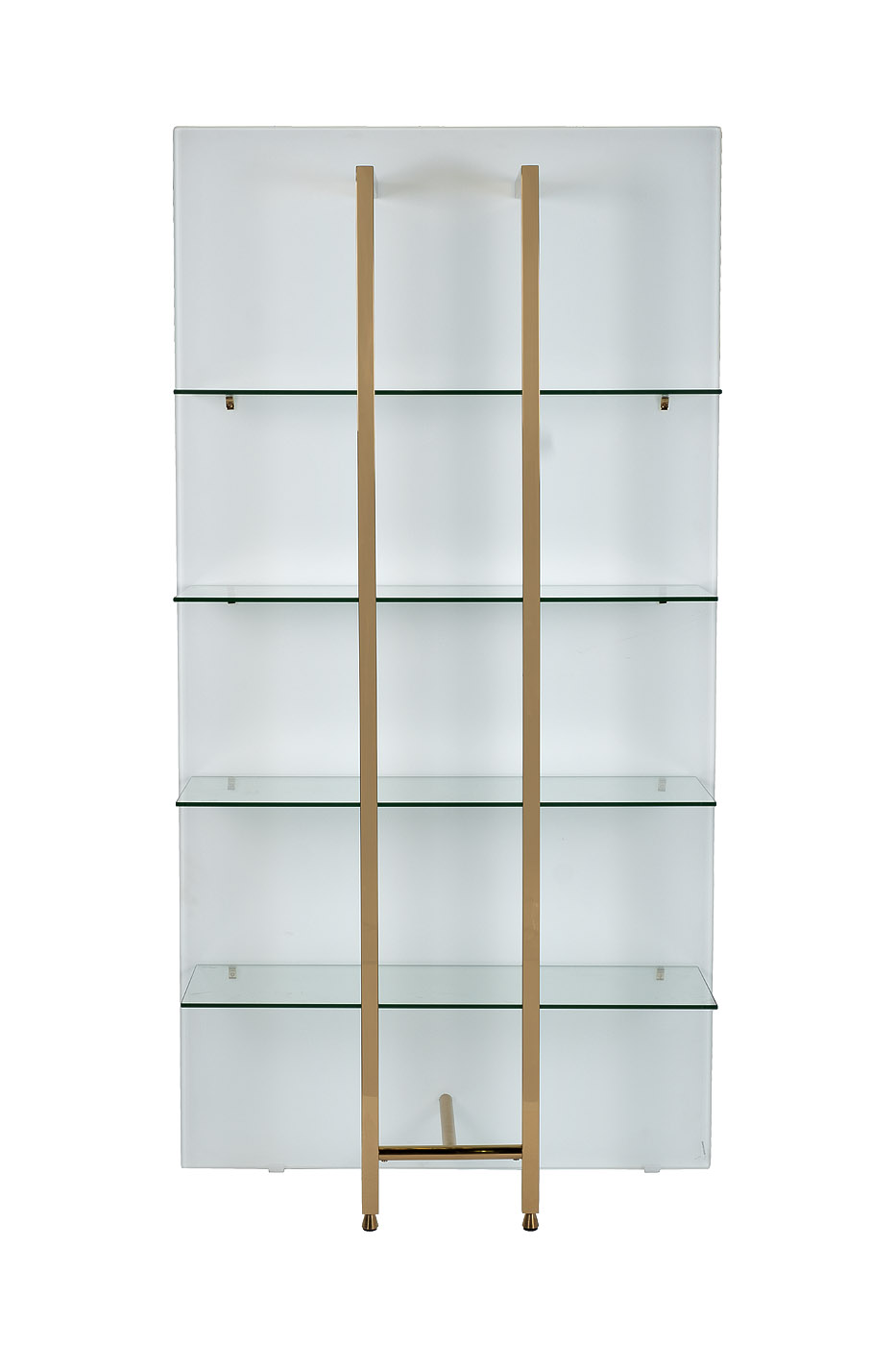 58DB-SH17071CS Стеллаж Марбелла Белый (Marbella White) бел/зол. 90*34*195см_s2 2