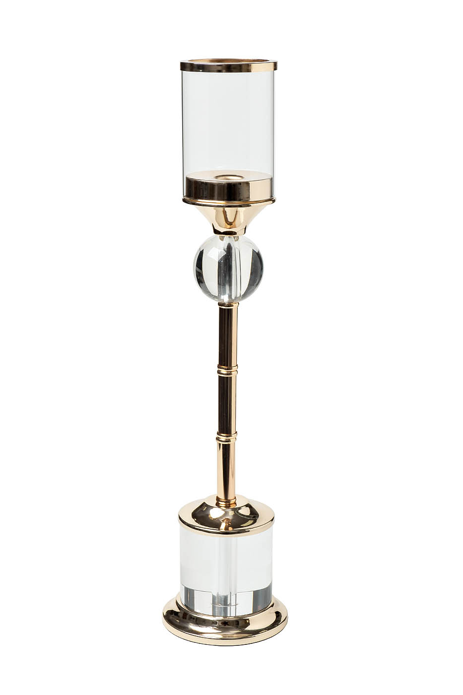 2K389003 Подсвечник 11х11х49см, цвет золото_s2 1