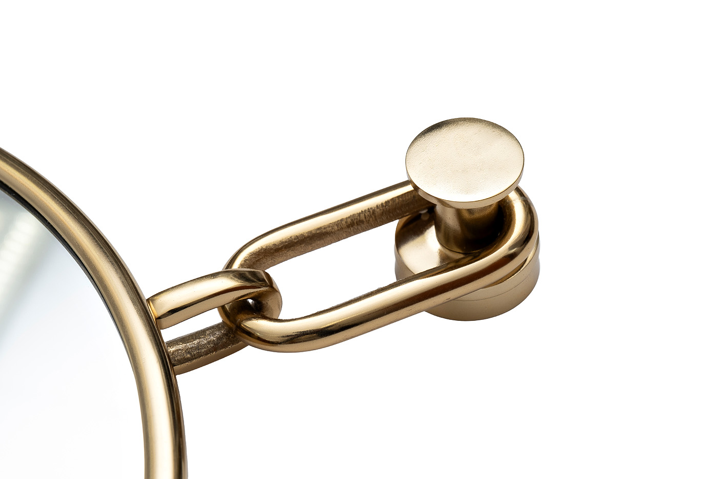 79MAL-9231-86G Зеркало на подвесе двойное рама металл. цвет золото d35см_s2 3