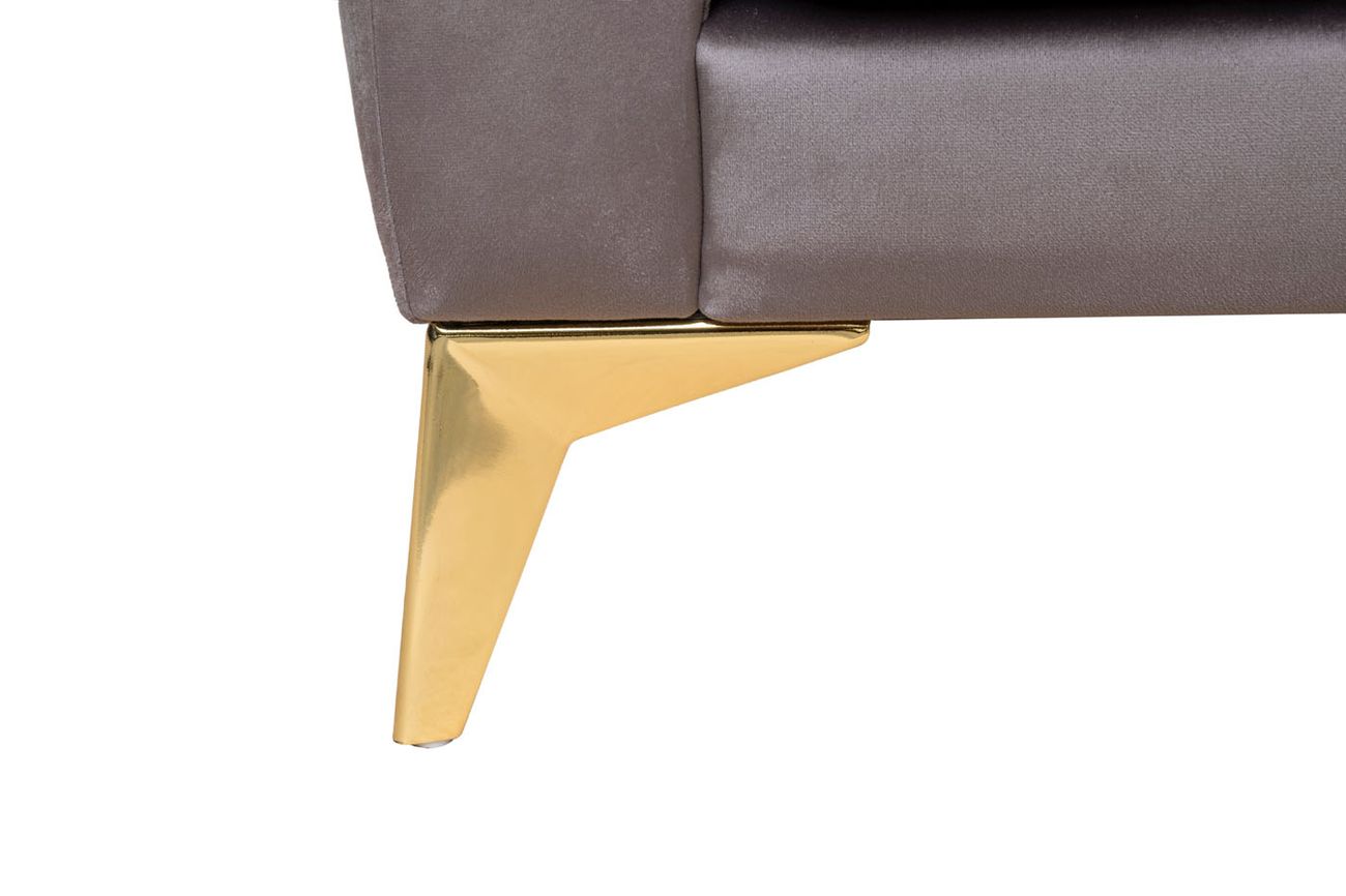 Кресло Сиена(Siena) велюр серый Colt017 17 83*82*93см_s2 6