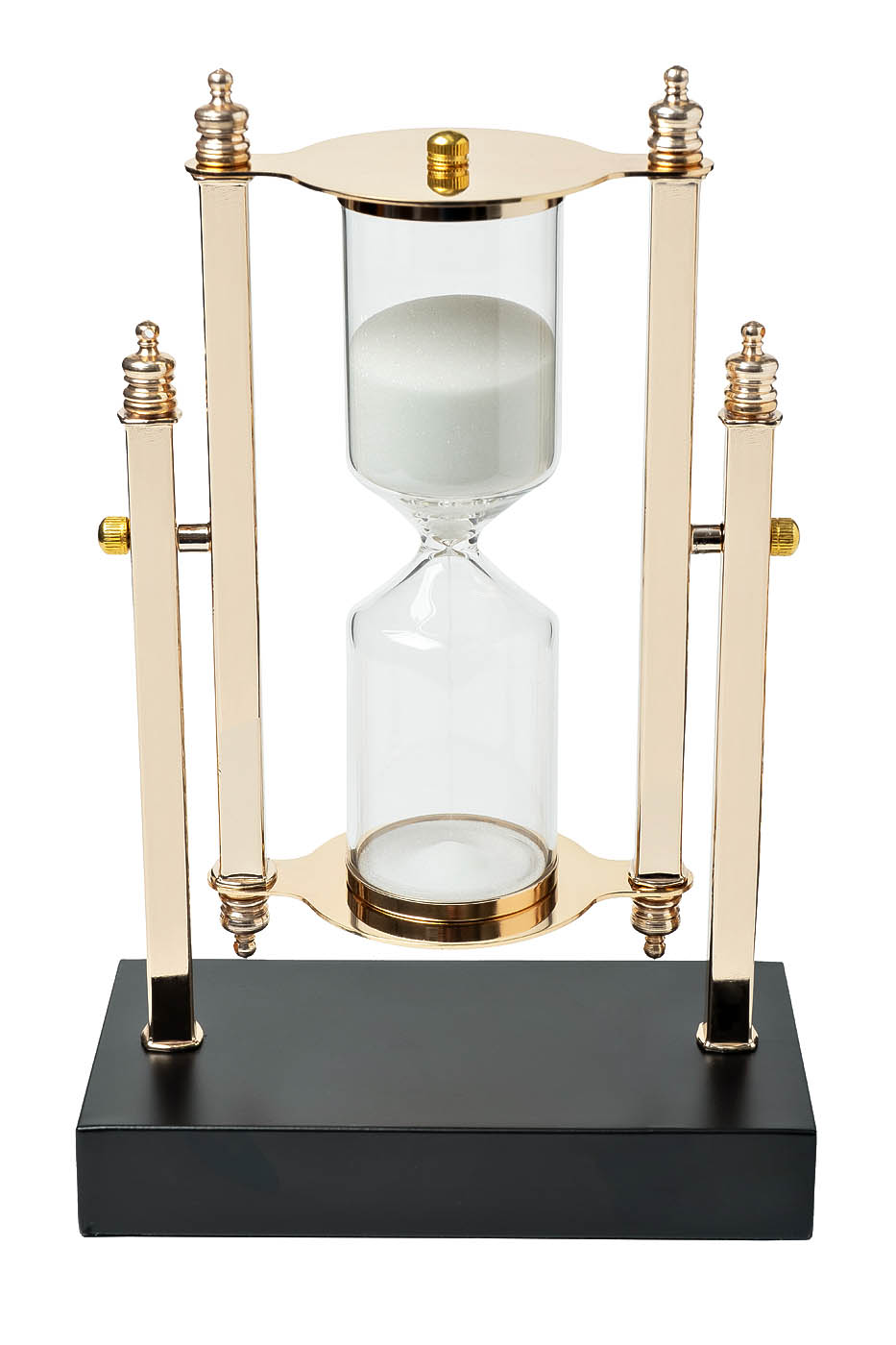 2K389316-G Часы песочные 19*19*30см, цвет золото_s2 1