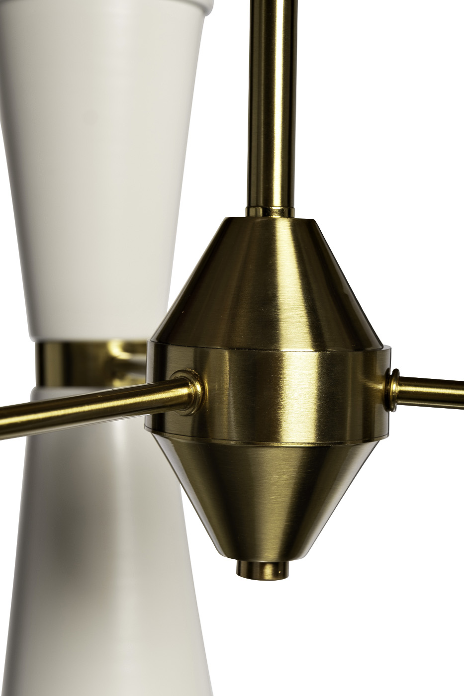 92EL-YG02125-3P Люстра потолочная латунь/матовый бел. d50*h.80см_s2 4