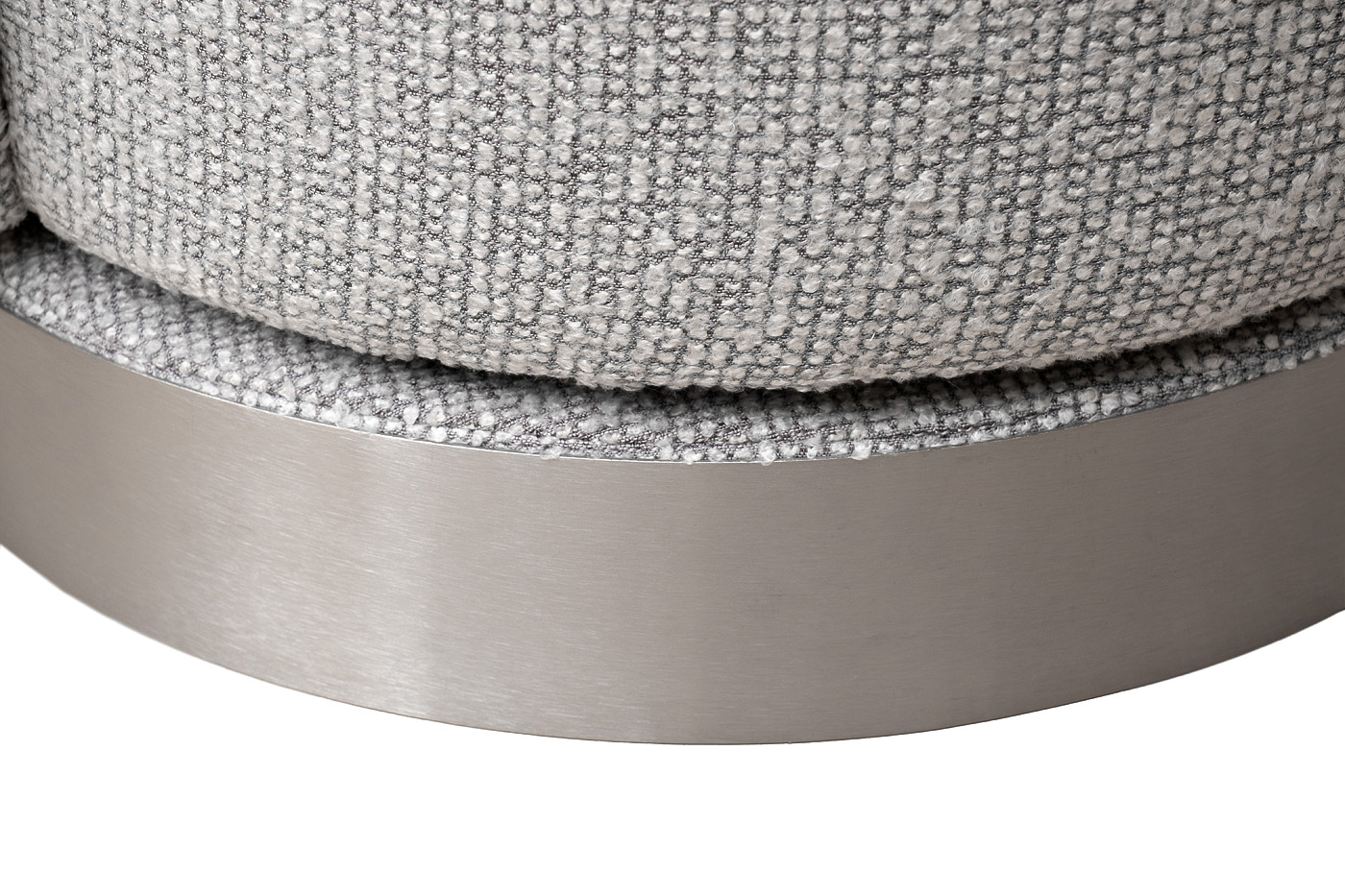 Кресло Наполи(Napoli) вращающееся, рогожка св.серый Santo1400-SVSER 76*76*76см_s2 5