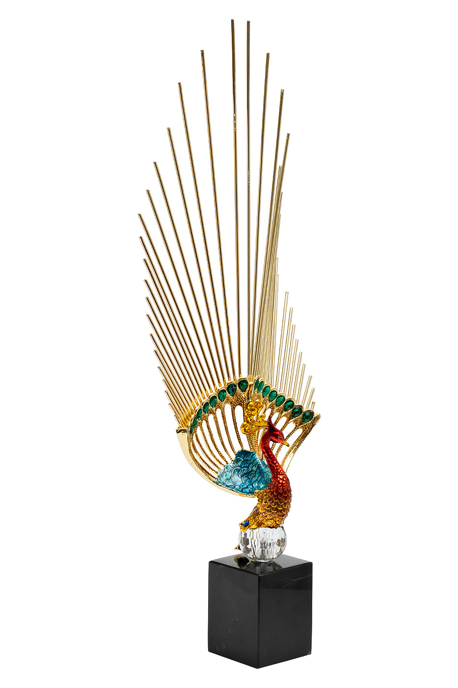 55RD6932 Статуэтка  «Жар-птица» с золотым хвостом