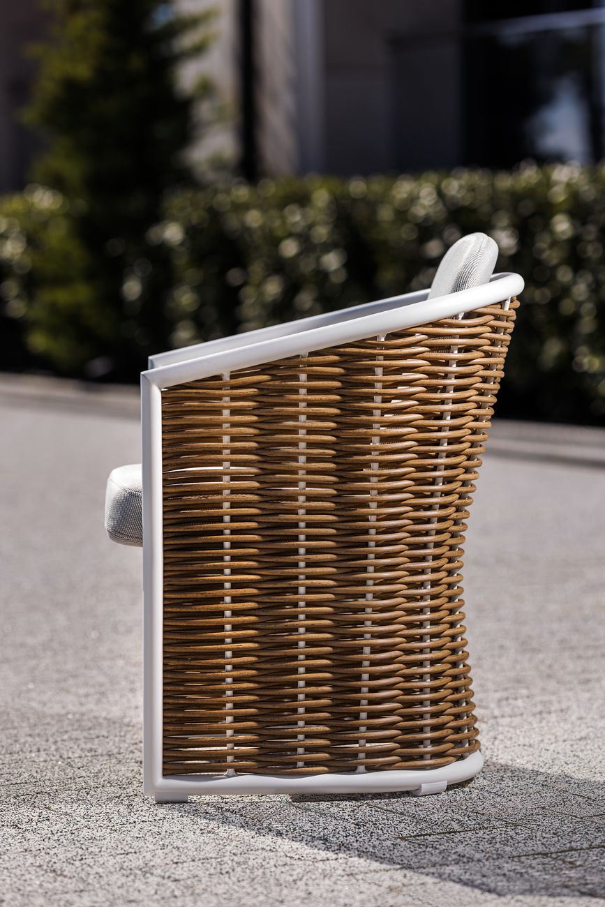 39AR-KRES-403 BEL Кресло «Мэвис» уличное белое 63*63*79см_s2 2