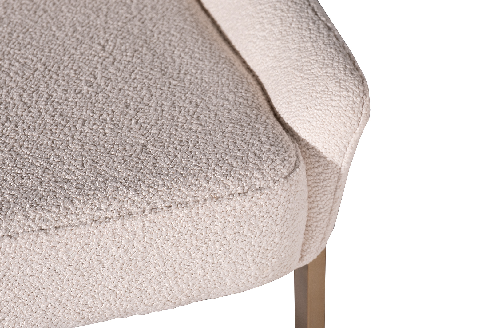 163YH-06275 Стул обеденный букле белый+бронза 57*65*91см_s2 4